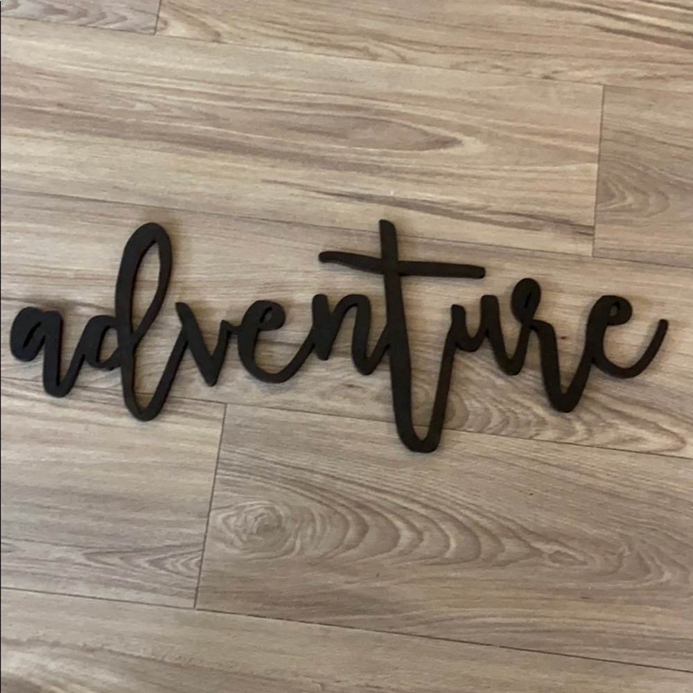 Wood sign